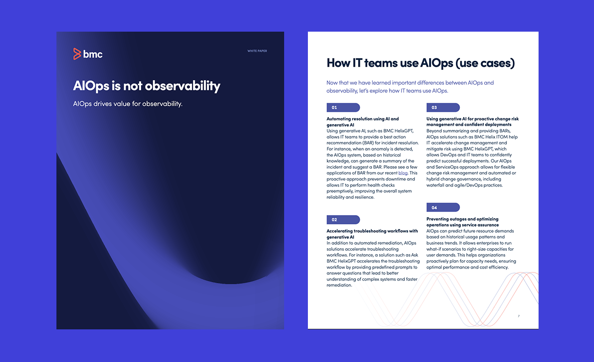AIOps is not observability